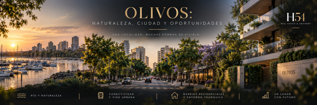 Inmobiliaria en Olivos: río, conectividad, propiedades y desarrollo inmobiliario