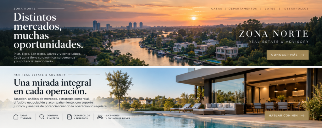 Zona Norte: Pilar, Tigre, San Isidro, Olivos y Vicente López